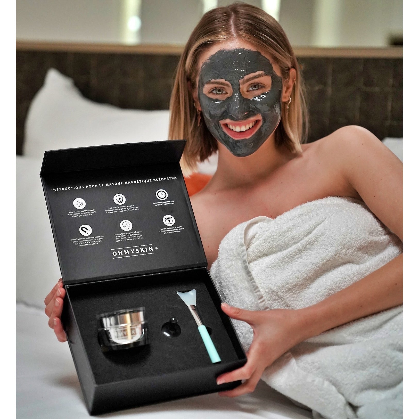 MASQUE MAGNÉTIQUE AU CHARBON - OhMySkin ®